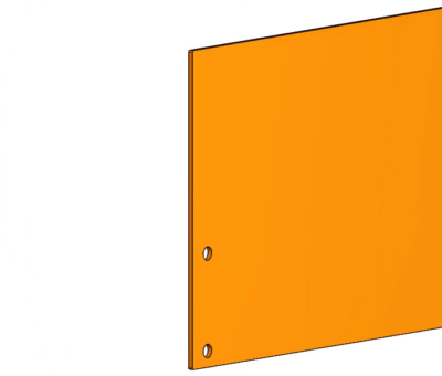 Gr&aelig;skanter i rusten st&aring;lplade H20 cm