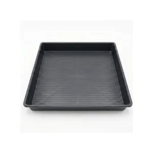 Plastbakker sorte 120 x 120 x 12 cm