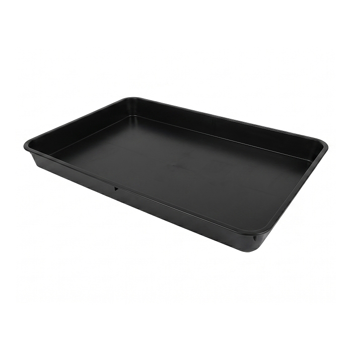 Plastbakker Sorte-57 x 39 x 5 Cm