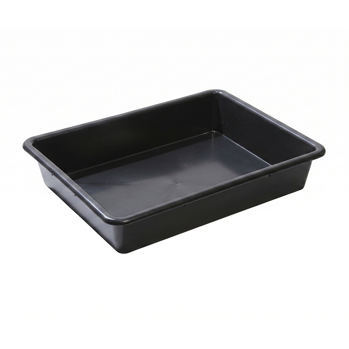 Plastbakker Sorte-65 x 50 x 12 Cm