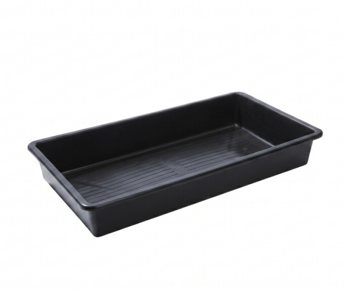 Plastbakker sorte 120 x 60 x 12 cm