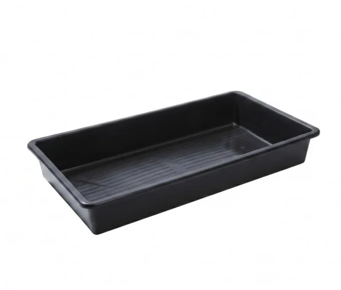 Plastbakker sorte 120 x 60 x 12 cm