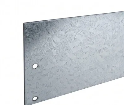 Gr&aelig;skant i 0.8mm varmgalvaniseret plade 10x195cm.
