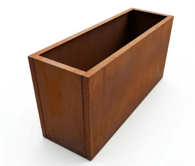 Plantekasse cortenst&aring;l 120 x 40 x 60