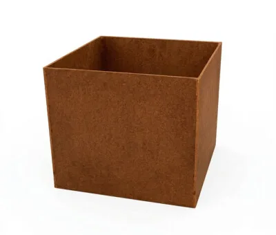 Plantekumme i 5 mm st&aring;lplade med m&aring;lene 40 x 40 x 35 cm