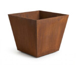 Plantekumme kegleformet i 5 mm stålplade med målene 40 x 40 x 35 cm