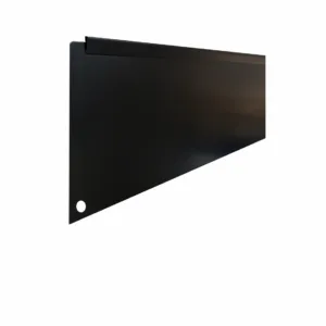 Græskant sort lakeret