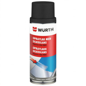 Spraymaling sort blank