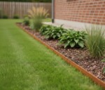 Græskant i cortenstål H20 cm