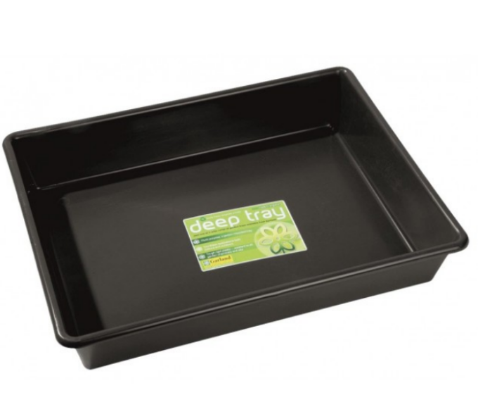 Plastbakker sorte-53x40x9,5 cm