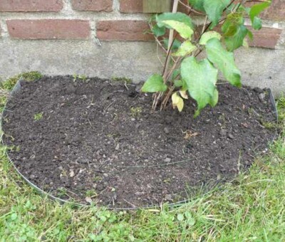 Gr&aelig;skant i 0.8mm st&aring;lplade 15x195cm.