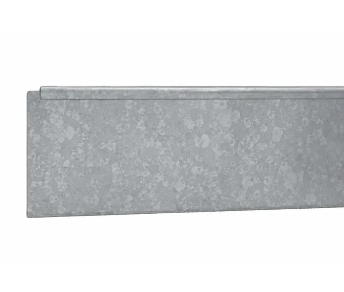Græskant i 0.8mm varmgalvaniseret plade