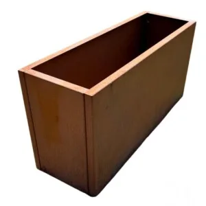 Plantekasse cortenstål 120 x 40 x 60
