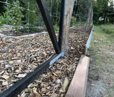 Sneglehegn i 1 mm varmgalvaniseret plade 27x125cm