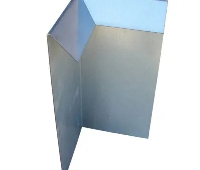 Sneglehegnshj&oslash;rne 90 &deg; indvendig 1mm varmgalvaniseret plade