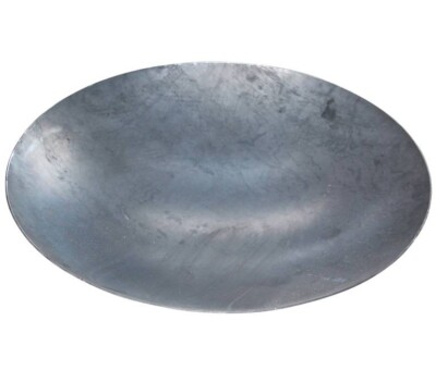 Rundt spejlbassin i corten st&aring;l &oslash;60 uden kant