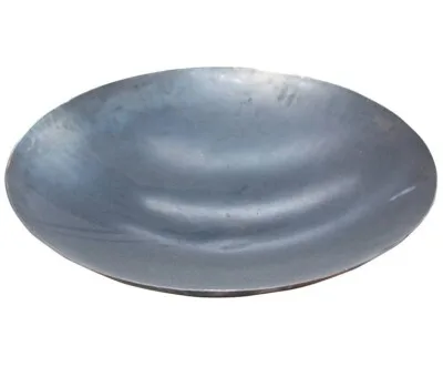 Rundt spejlbassin i corten st&aring;l &oslash;80 uden kant