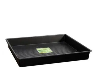 Plastbakker sorte 80 x 80 x 12 cm