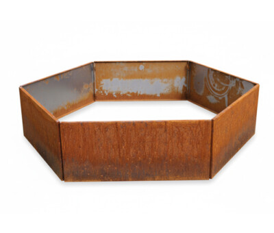 H&oslash;jbede s&aelig;t uden sneglekant sekskantet