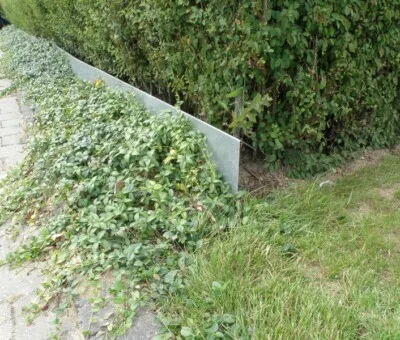 Sneglehegn i 1 mm varmgalvaniseret plade 27x125cm