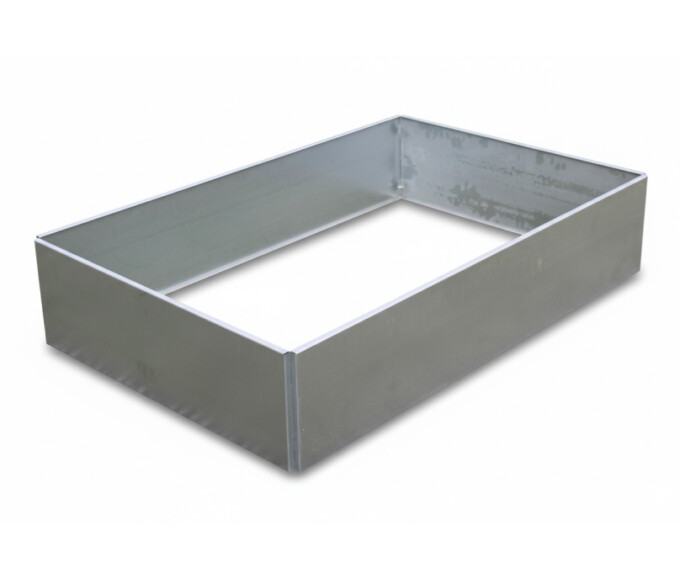 Højbede varmgalvaniseret uden sneglekant