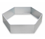 Højbede sæt uden sneglekant galvaniseret sekskantet