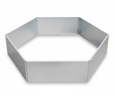 H&oslash;jbede s&aelig;t uden sneglekant galvaniseret sekskantet