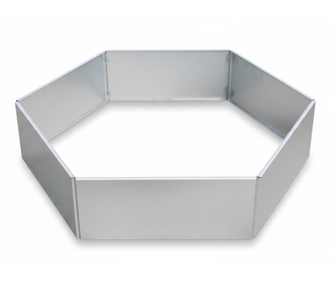 Højbede sæt uden sneglekant galvaniseret sekskantet