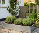 Højbede sæt uden sneglekant galvaniseret til krydderurter