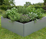 Højbede uden sneglekant galvaniseret trekantet