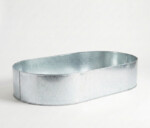 Ovale højbed galvaniseret uden sneglekant H40 cm
