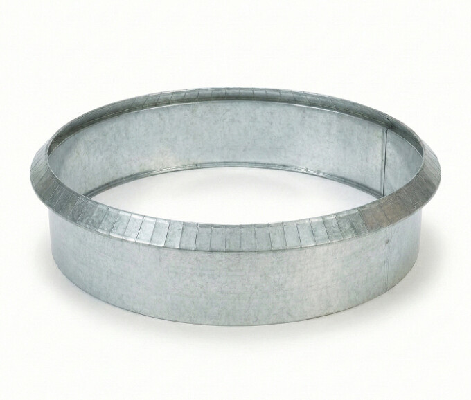 Rundt højbed galvaniseret med sneglekant H26 cm