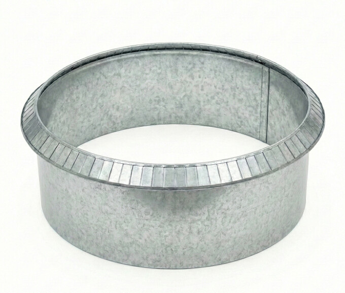 Rundt højbed galvaniseret med sneglekant H54 cm