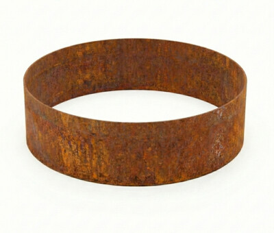 Rundt h&oslash;jbed i cortenst&aring;l 5mm H25 cm