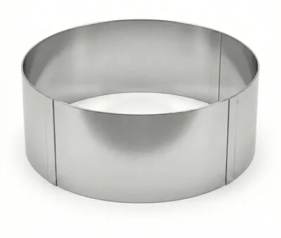 Rundt h&oslash;jbed galvaniseret uden sneglekant H54 cm