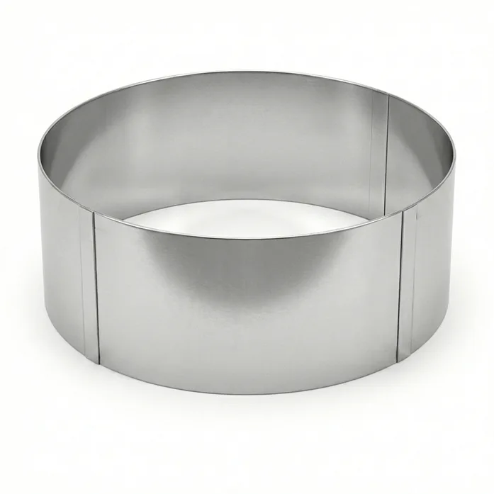 Rundt h&oslash;jbed galvaniseret uden sneglekant H54 cm