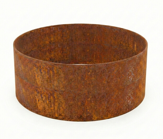 Rundt højbed i cortenstål 5mm H40 cm