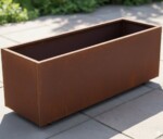 Plantekasse Cortenstål 120 x 40 cm H40 cm