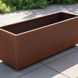 Plantekasse Cortenstål 120 x 40 cm H40 cm