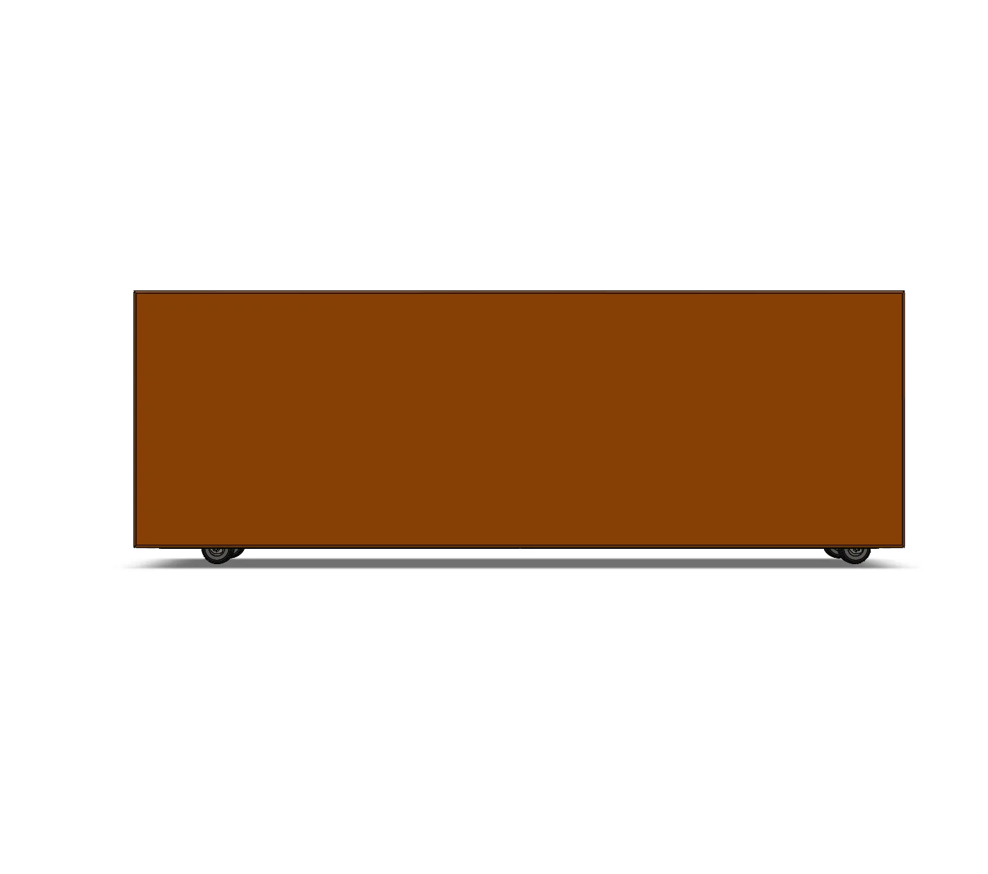 Plantekasse Galvaniseret 120 x 40 cm H40 cm - Billede 3