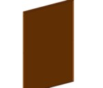 96 cm tillæg stykke til skraldespandskjuler i corten stål