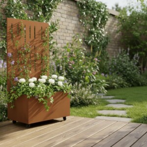 Plantekasse med espalier