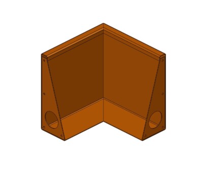 St&oslash;ttemur udvendig hj&oslash;rne