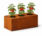 Cortenstål skjuler på hjul med låg til Homefarme