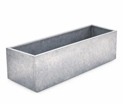 Plantekasse Galvaniseret 120 x 40 cm H40 cm